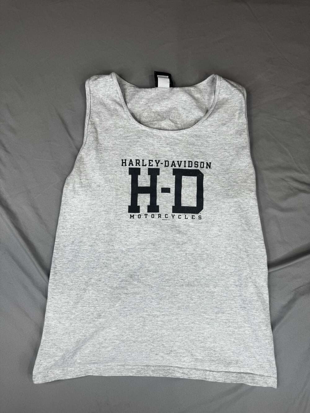 Harley-Davidson Grand Canyon Shop Tank Top Size M Gray Cotton Sleeveless